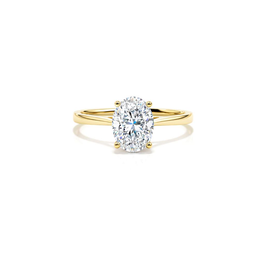 Oval Diamond Ring
