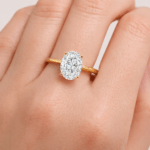 Oval Diamond Ring Dubai