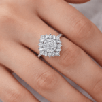 Ballerina Halo Engagement Ring Dubai