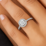 Diamond Halo ring Dubai