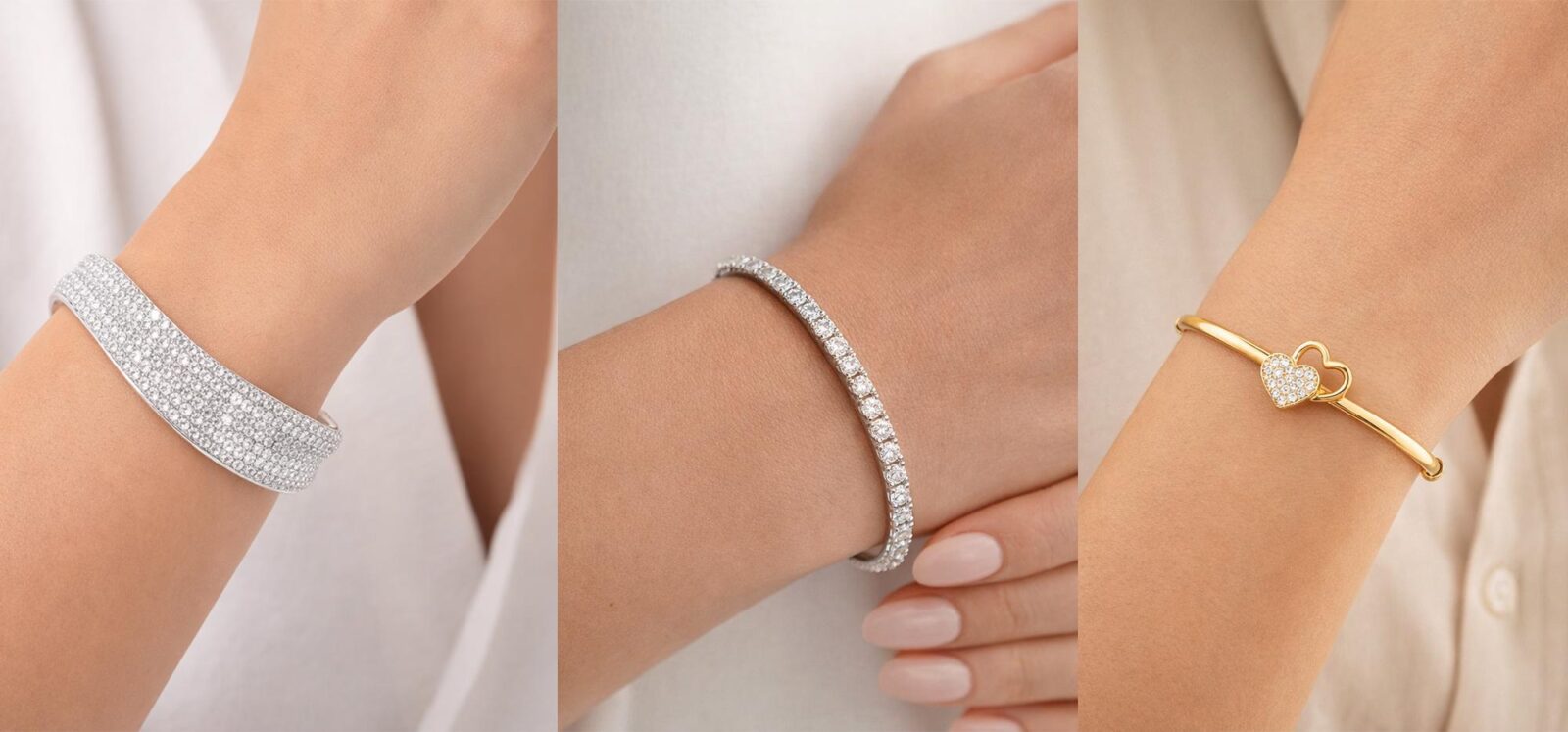 Diamond bangles Dubai