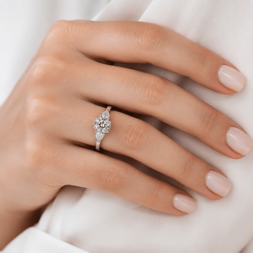 Engagement Trilogy ring Dubai