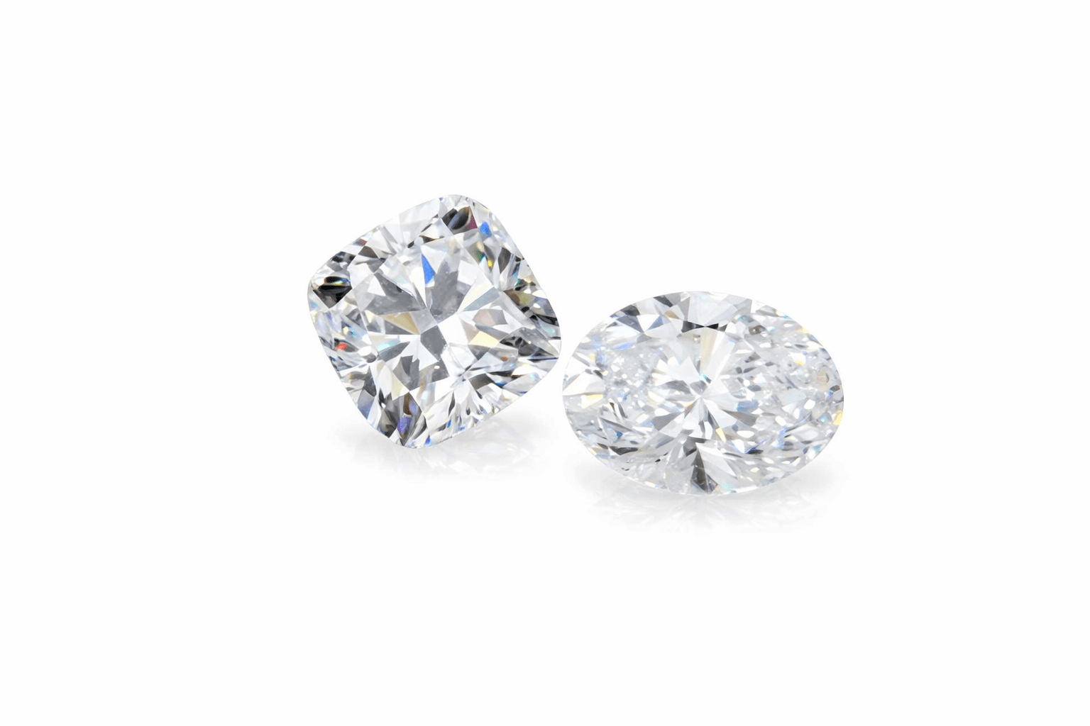 Oval and Cushion Cut Diamonds Dubai