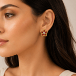 Coral flower earrings Dubai
