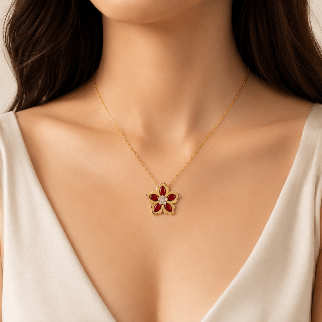 Coral flower pendant Dubai