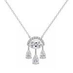 Evil Eye Style Diamond Necklace
