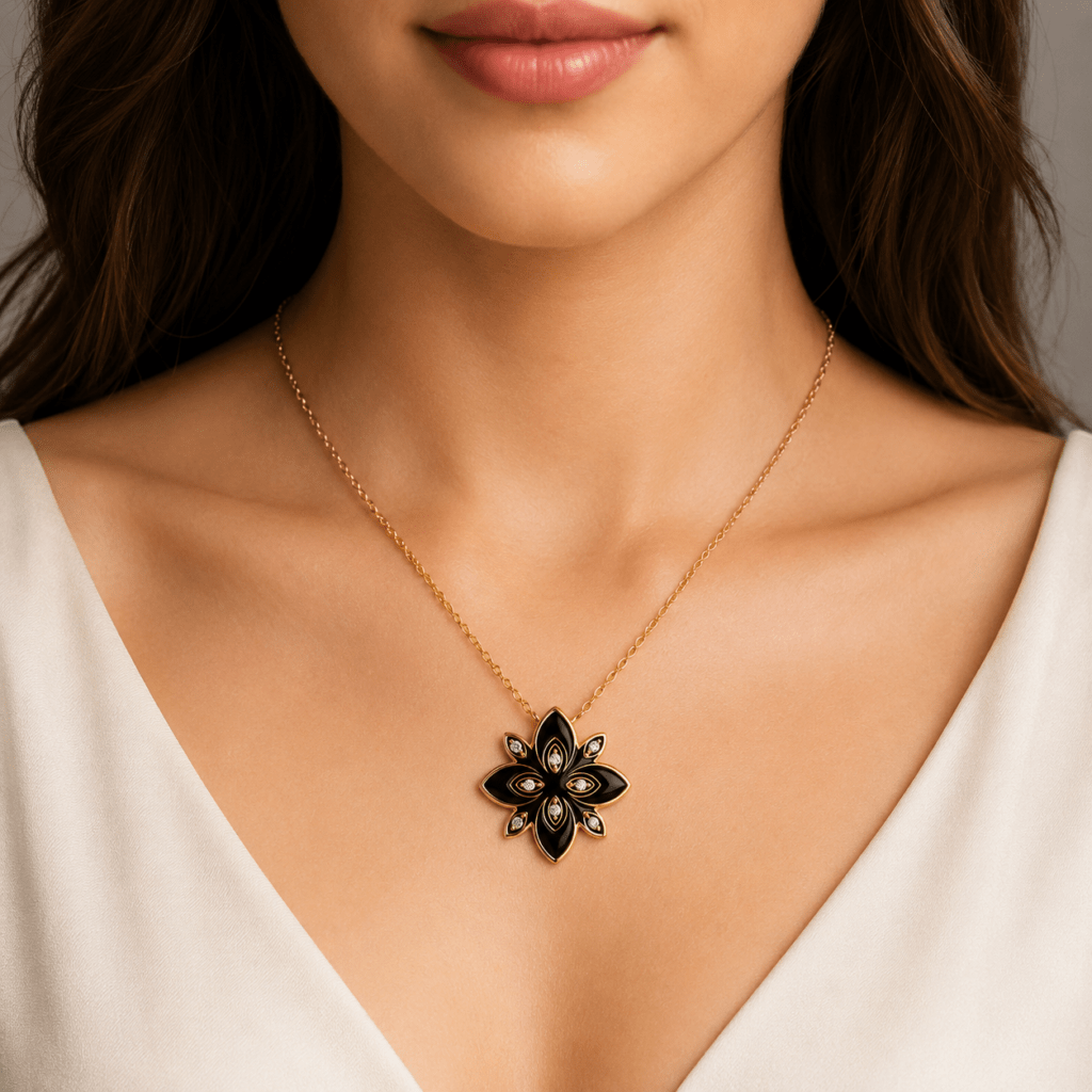 Floral Onyx pendant Dubai