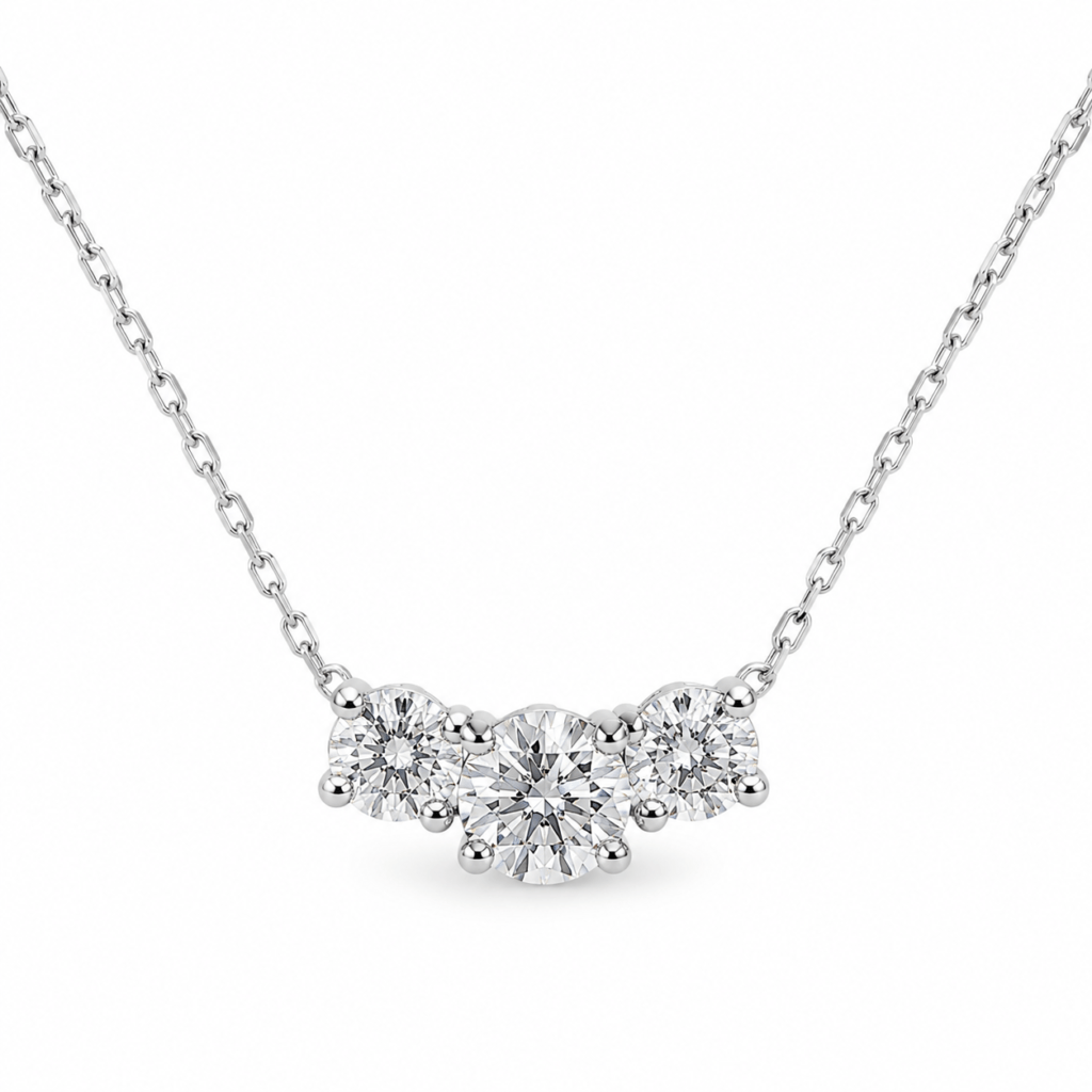 3 diamond pendant
