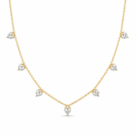 Heart diamond necklace