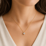 Round diamond pendant Dubai