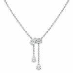 Toi et Moi Diamond drop Necklace