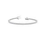 2 carat round diamond bracelet