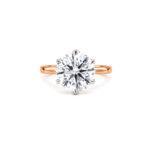 4 carat round diamond ring