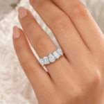 Mixed Five Diamond ring Dubai