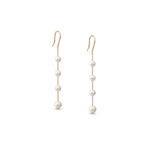 Pearl drop dangling earrings