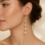 Pearl drop dangling earrings Dubai
