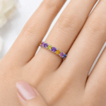 Rainbow sapphire ring Dubai