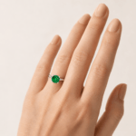 Round emerald ring Dubai