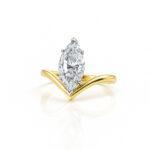 Marquise diamond engagement ring