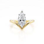 Marquise diamond engagement ring Dubai