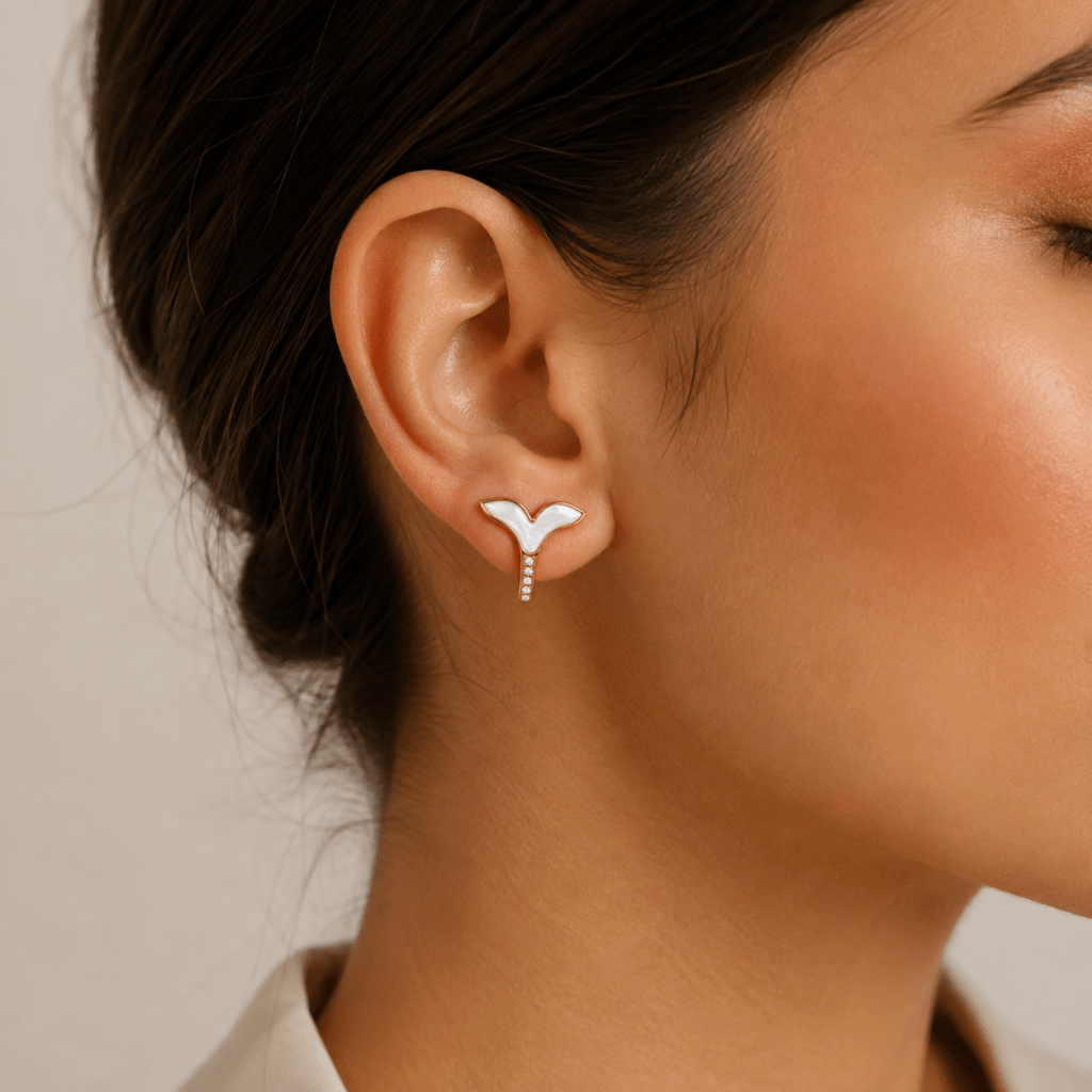 Mermaid tail earrings Dubai