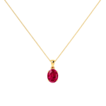 Oval Ruby Pendant