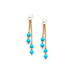 Pearl & Turquoise Earrings