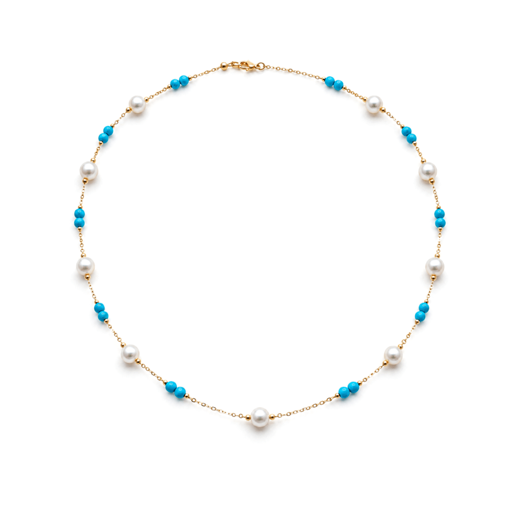 Pearl & Turquoise Necklace
