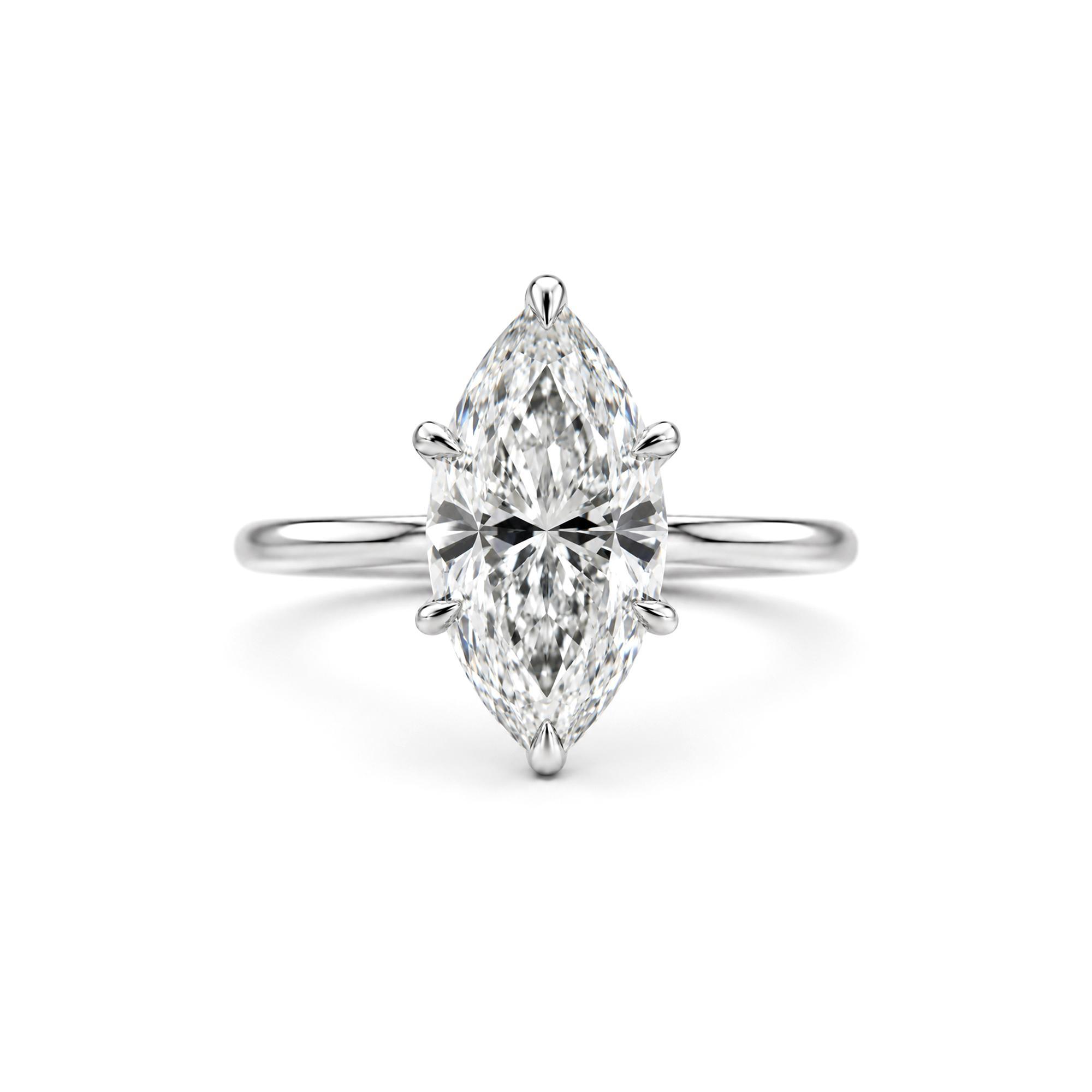 2 carat Marquise diamond ring