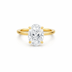 2 carat Oval Diamond Solitaire Ring