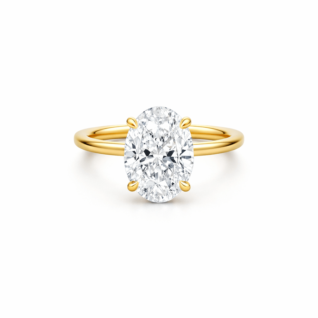 2 carat Oval Diamond Solitaire Ring