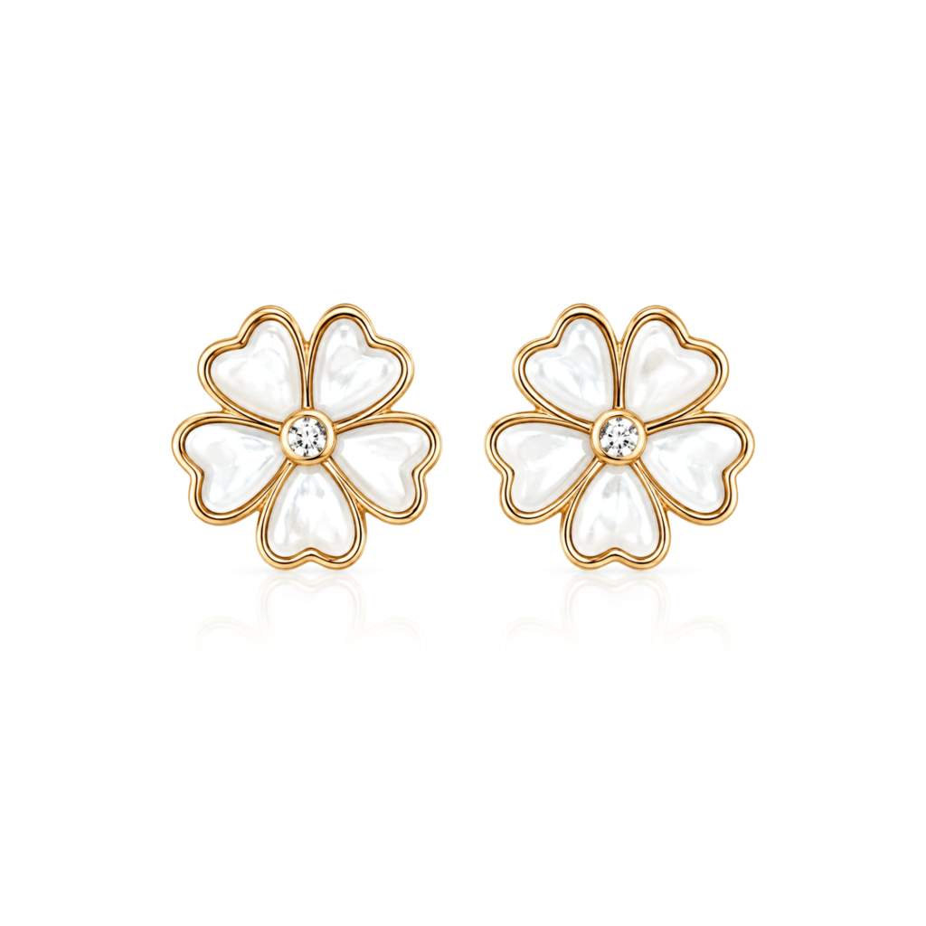 MOP Flower Earrings