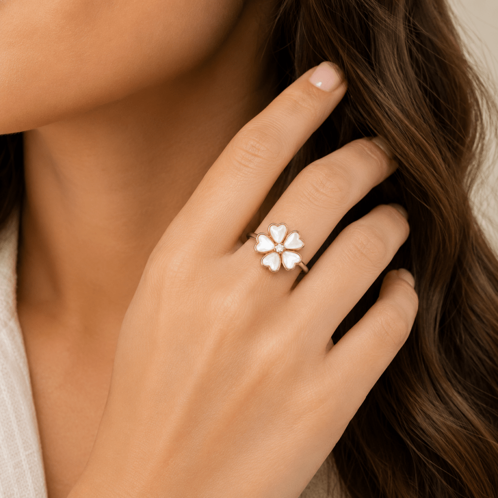 MOP Flower Ring Dubai