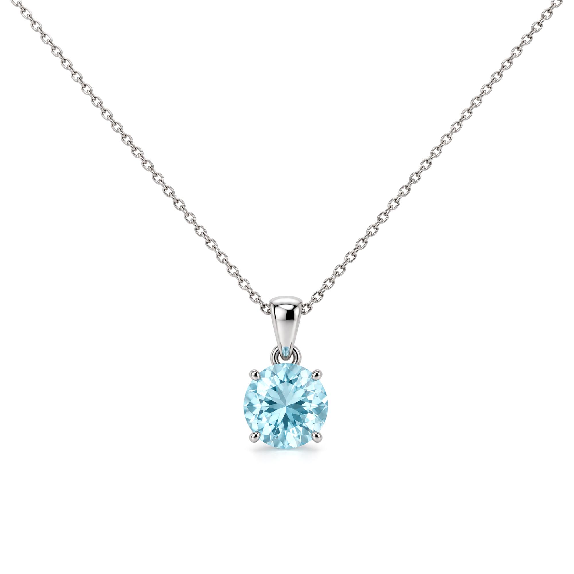 Aquamarine Pendant in 18k gold Dubai Aquamarine Pendant in 18k gold Dubai