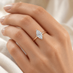 Custom Marquise diamond Solitaire ring Dubai