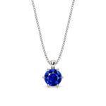 Sapphire pendant in 18k gold Dubai