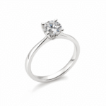 Solitaire Round Diamond Ring